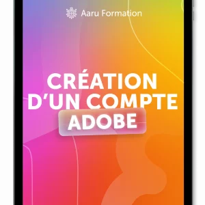 Création d'un compte Adobe