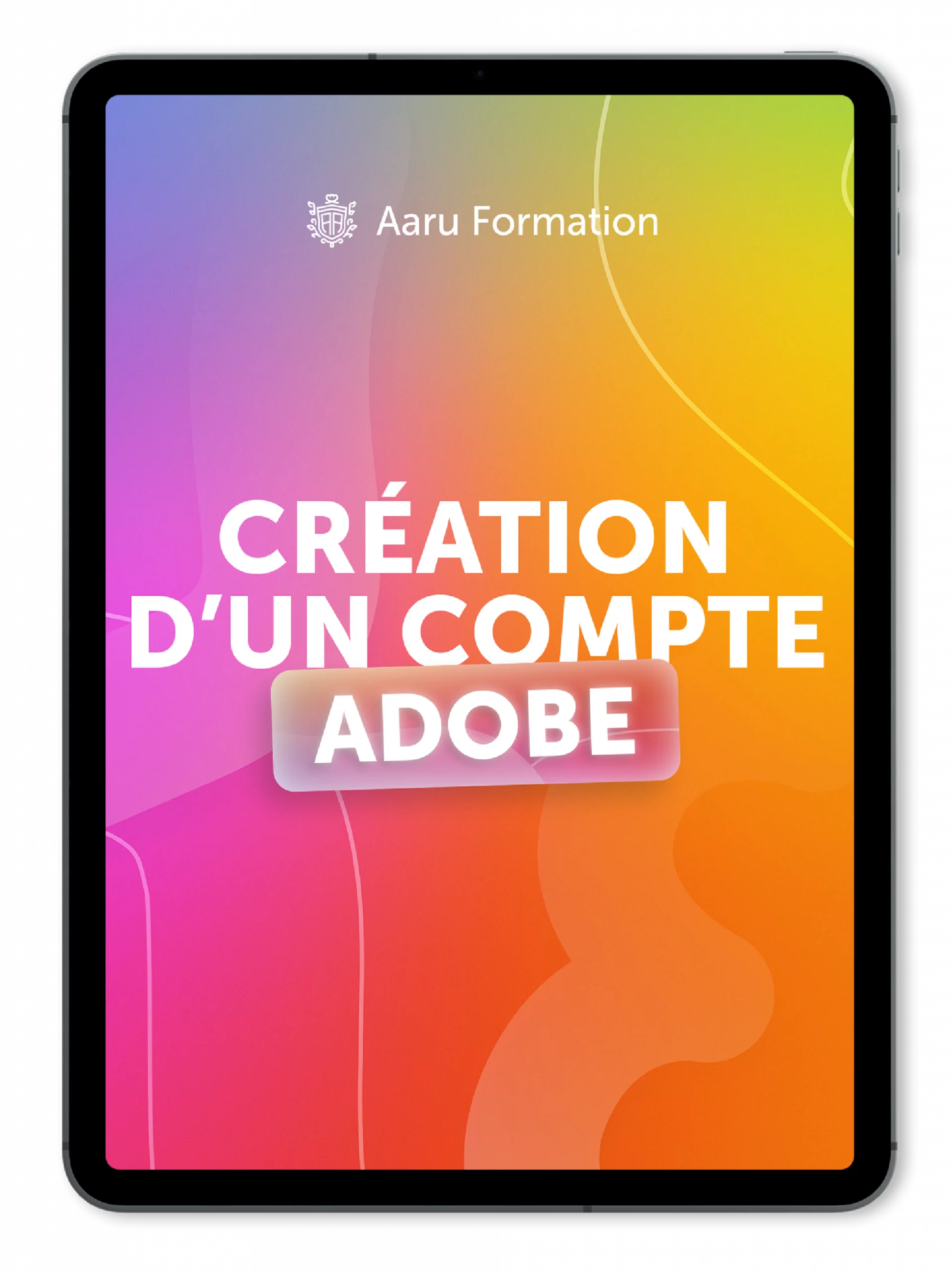 Création d'un compte Adobe