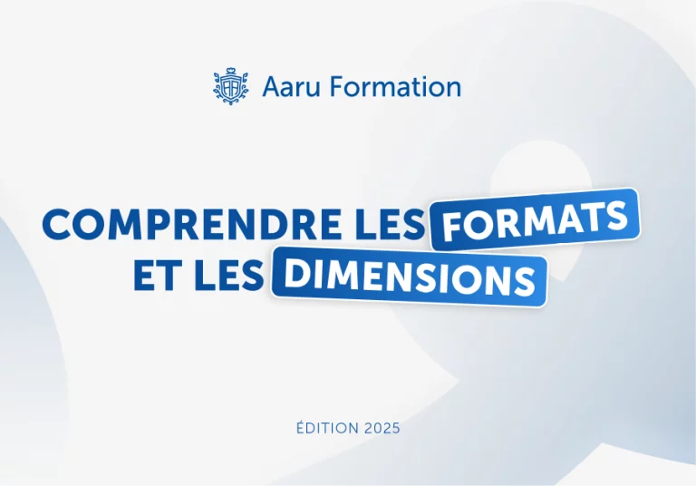 Comprendre les formats et dimensions + PDF inclus